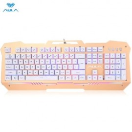 AULA WIRED OPTICAL GAMING KEYBOARD WITH LED BACKLIT (TYRANT GOLD)