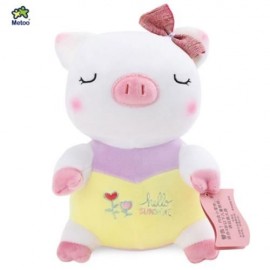 METOO STUFFED LITTLE PIG PLUSH DOLL TOY BIRTHDAY CHRISTMAS GIFT FOR BABY (YELLOW)