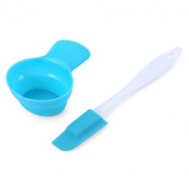 2PCS DIY CUPCAKE SCOOP MINI CAKE SCRAPER CUP BAKING TOOL (BLUE)