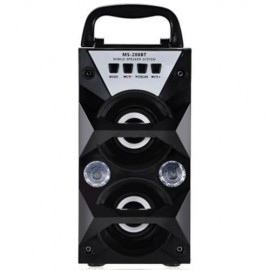 REDMAINE MS-208BT PORTABLE HIGH POWER OUTPUT FM RADIO WIRELESS BLUETOOTH SPEAKER (BLACK)