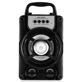 REDMAINE MS - 201BT PORTABLE HIGH POWER OUTPUT FM RADIO WIRELESS BLUETOOTH SPEAKER (BLACK)