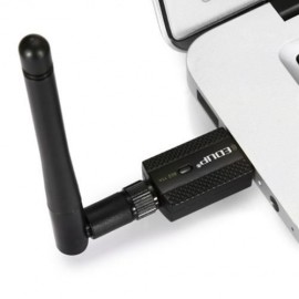 EDUP EP - NS1581 300MBPS WIRELESS NETWORKING ADAPTER USB WIFI (BLACK)