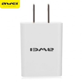 AWEI C - 600 2A UNIVERSAL WALL HOME TRAVEL CHARGER (WHITE)