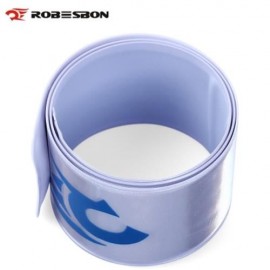 ROBESBON BICYCLE REFLECTIVE TAPE BIND PANT LEG BAND NIGHT WARNING STRAP (SILVER)