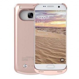 4200MAH BACKUP BATTERY EXTERNAL POWER BANK CHARGER CASE FOR SAMSUNG GALAXY S7 (ROSE GOLD)