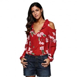 CHIC MID WAIST PURE COLOR FRAYED DENIM SHORTS FOR WOMEN (BLUE)