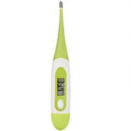 PORTABLE DIGITAL ELECTRONIC THERMOMETER FLEXIBLE TEMPERATURE SENSOR (GREEN)