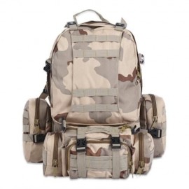 50L MULTIFUNCTION MOLLE CAMOUFLAGE BACKPACK FOR OUTDOOR SPORT CLIMBING HIKING CAMPING (THR