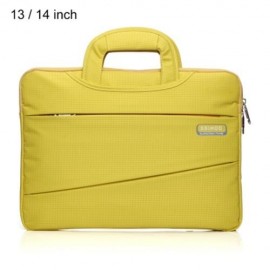 SSIMOO 2 IN 1 BUSINESS STYLE LAPTOP BAG TABLET ZIPPER POUCH SLEEVE FOR MACBOOK 13 / 14 INC