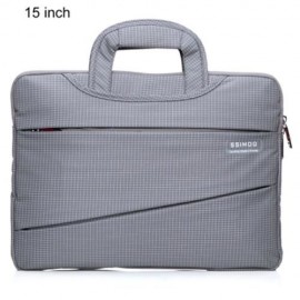 SSIMOO 2 IN 1 BUSINESS STYLE LAPTOP BAG TABLET ZIPPER POUCH SLEEVE FOR MACBOOK 15 INCH (GR