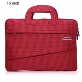 SSIMOO 2 IN 1 BUSINESS STYLE LAPTOP BAG TABLET ZIPPER POUCH SLEEVE FOR MACBOOK 15 INCH (RE