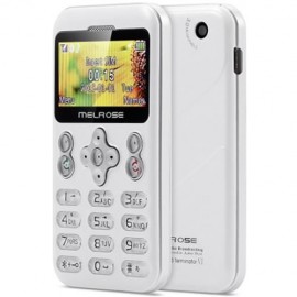 MELROSE M6 1.70 INCH CARD CELL PHONE CAMERA BLUETOOTH MP3 PLAYBACK FM ALARM E-BOOK (WHITE)
