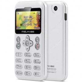 MELROSE M6 1.70 INCH CARD CELL PHONE CAMERA BLUETOOTH MP3 PLAYBACK FM ALARM E-BOOK (WHITE)