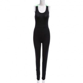YOGA LEGGINGS FEMALE FASHION COMFORTABLE PANTS JUMPSUIT FITNESS CLOTHING (NEON BRIGHT GREE