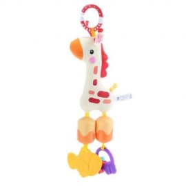 COLORFUL INFANT CARTOON ANIMAL SHAPE RATTLE TOY HANGING BED BELL (COLORMIX)