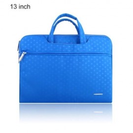 SSIMOO S818 2 IN 1 DOT PATTERN LAPTOP BAG TABLET ZIPPER POUCH SLEEVE FOR MACBOOK 13 INCH (