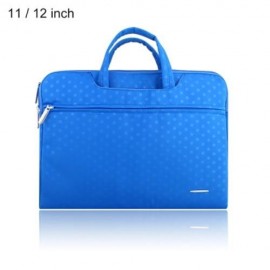 SSIMOO S818 2 IN 1 DOT PATTERN LAPTOP BAG TABLET ZIPPER POUCH SLEEVE FOR MACBOOK 11 / 12 I