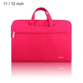 SSIMOO S818 2 IN 1 DOT PATTERN LAPTOP BAG TABLET ZIPPER POUCH SLEEVE FOR MACBOOK 11 / 12 I