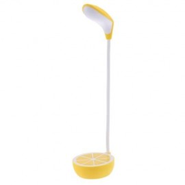USB RECHARGEABLE TOUCH SENSOR LEMON DESK LAMP LED DIMMING NIGHT LIGHT (YELLOW)