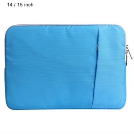 SSIMOO SHOCKPROOF NYLON FABRIC LAPTOP BAG TABLET POUCH SLEEVE FOR MACBOOK 14 / 15 INCH (BL