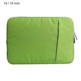 SSIMOO SHOCKPROOF NYLON FABRIC LAPTOP BAG TABLET POUCH SLEEVE FOR MACBOOK 14 / 15 INCH (GR