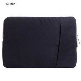 SSIMOO SHOCKPROOF NYLON FABRIC LAPTOP BAG TABLET POUCH SLEEVE FOR MACBOOK 13 INCH (BLACK)