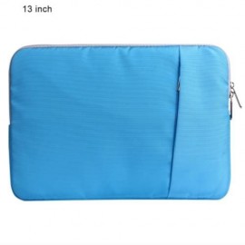 SSIMOO SHOCKPROOF NYLON FABRIC LAPTOP BAG TABLET POUCH SLEEVE FOR MACBOOK 13 INCH (BLUE)