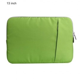 SSIMOO SHOCKPROOF NYLON FABRIC LAPTOP BAG TABLET POUCH SLEEVE FOR MACBOOK 13 INCH (GREEN)