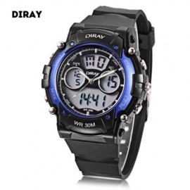 DIRAY DR - 330AD CHILDREN DUAL MOVT SPORTS WATCH DATE DAY DISPLAY BACKLIGHT STOPWATCH ALAR