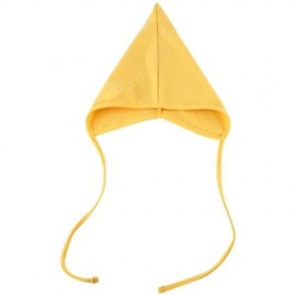 PRETTY PURE COLOR SMALL LACE-UP BABY HAT (YELLOW)