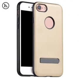 HOCO CREATIVE PU LEATHER COVER CASE WITH METAL MAGNET STAND FOR IPHONE 7 4.7 INCH (GOLDEN)