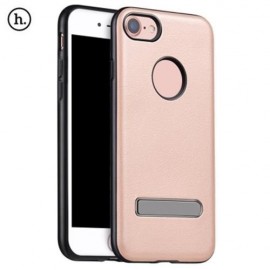 HOCO CREATIVE PU LEATHER COVER CASE WITH METAL MAGNET STAND FOR IPHONE 7 4.7 INCH (ROSE GO