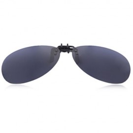 STYLISH COLOR COATED POLARIZED UNISEX SUNGLASSES CLIP (GRAY)