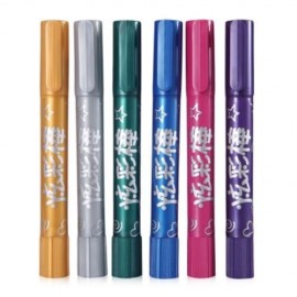 MARCO 2502 - 6CB 6 COLORS ROTATABLE OIL PAINTING STICK WATER WASHING METALLIC LUSTER (COLO