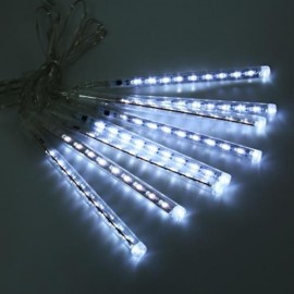 20CM LED WATERPROOF METEOR SHOWER STRING LIGHT RAIN TUBE DECORATIVE HANGING LIGHT (WHITE L