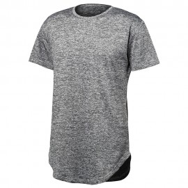 STRETCHY SHORT SLEEVE LONG T-SHIRT