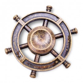 RUDDER SHAPED METAL ADHD FINGERTIP FIDGET SPINNER