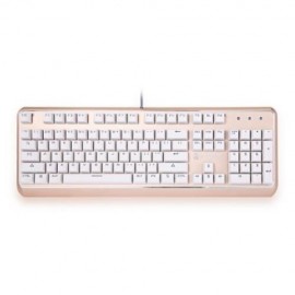 SHMAG S300 PROFESSIONAL MECHANICAL HAND-FEEL BLUE AXIS USB WIRED GAMING KEYBOARD WITH BACK