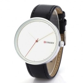 CURREN 8223 CASUAL MALE QUARTZ WATCH WITH BIG DIAL (LIGHT GRAY)