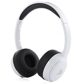 MARROW 303B WIRELESS BLUETOOTH 4.0 HEADBAND HEADPHONES VOLUME CONTROL SUPER BASS (WHITE)