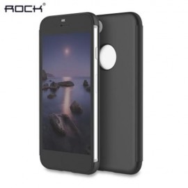 ROCK DR.V SERIES MINIMALIST ULTRA SLIM SMART COVER FLIP CASE FOR IPHONE 7 (BLACK)