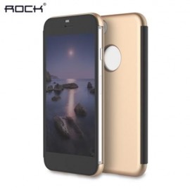 ROCK DR.V SERIES MINIMALIST ULTRA SLIM SMART COVER FLIP CASE FOR IPHONE 7 (TYRANT GOLD)
