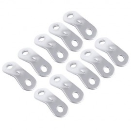 16PCS GENERIC ALUMINUM CAMPING TENT SHELTER TENSIONER GUYLINE ROPE ADJUSTER (SILVER)