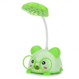 CHAO SHENG CS115 2 MODES LOVELY BEAR EYE-PROTECTION 5W LED DESK LAMP NIGHT LIGHT (GREEN)