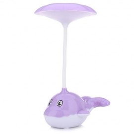PORTABLE WHALE EYE-PROTECTION 2.5W LED DESK LAMP TOUCH CONTROL 3 DIMMABLE NIGHT LIGHT (LIG