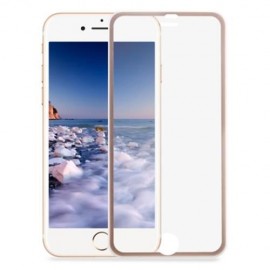3D TOUGHENED GLASS CURVED METAL EDGE SHATTERPROOF FULL SCREEN PROTECTIVE FILM FOR IPHONE 7