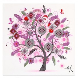 30 X 30CM 5D FOUR SEASONS FORTUNE TREE FULL DRILLED SQUARE NEEDLEWORK DIY DIAMOND PAINTING