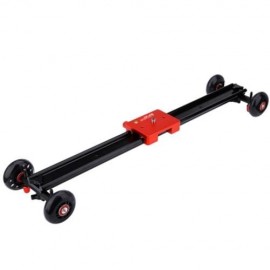 WEIHE WH60 - W 24 INCH DSLR CAMCORDER CAMERA TRACK DOLLY SLIDER (RED WITH BLACK)