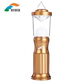 RYDER K2002 OUTDOOR CAMPING HIKING PORTABLE EMERGENCY LAMP TENT LED LIGHT (COPPER COLOR)
