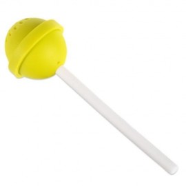 CREATIVE COLORFUL SWEET CANDY SHAPE SILICONE TEA INFUSER FILTER STRAINER (GRASS GREEN)